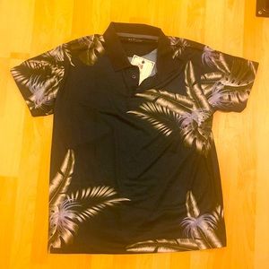VOYAGE Hawaiian pattern golf polo XL